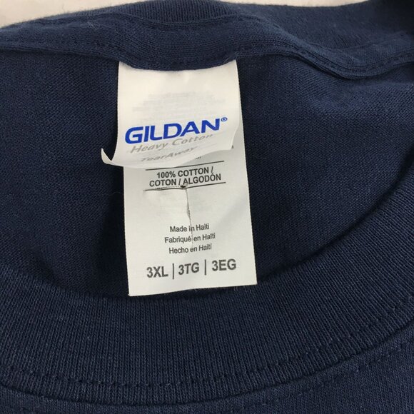 UNIVERSITY OF VIRGINIA 'DO IT ALL' VIRGINIA FOOTBALL NAVY T-SHIRT MENS 3XL - Picture 4 of 4